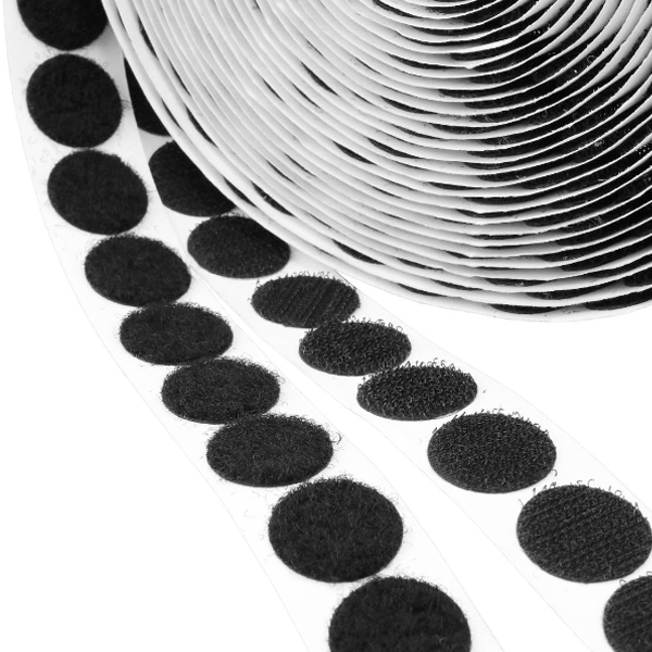 High Tack Rubber Adhesive Hook and Loop Fastener Coins