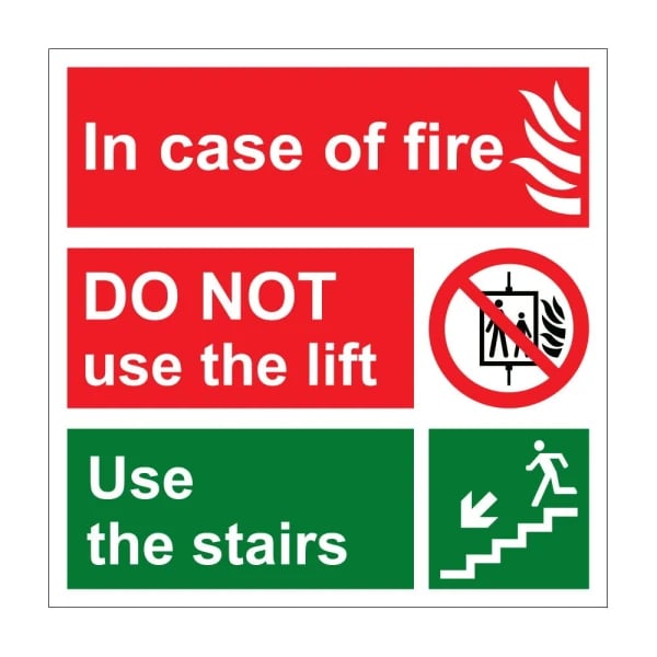 In Case of Fire - 1mm PVC