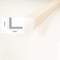  Ivory Plastic PVC Corner 90 Degree Angle Trim 2.5m Long 