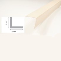 1m Ivory Plastic PVC Corner 90 Degree Angle Trim