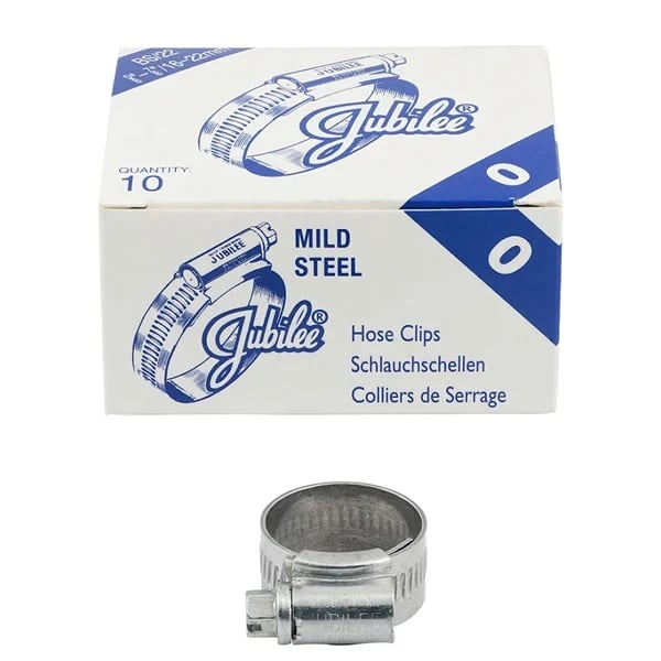 Jubilee Clip Mild Steel - Box of 10