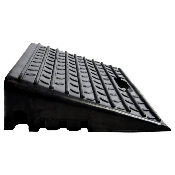 Pair of Portable Rubber Kerb Ramps for Easy Vehicle Access