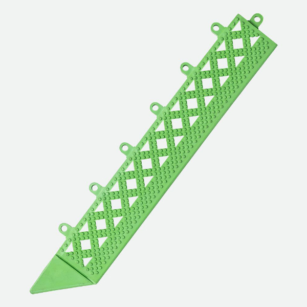 Heavy-Duty PVC Interlocking Tile Bevel Edge Transition Ramp