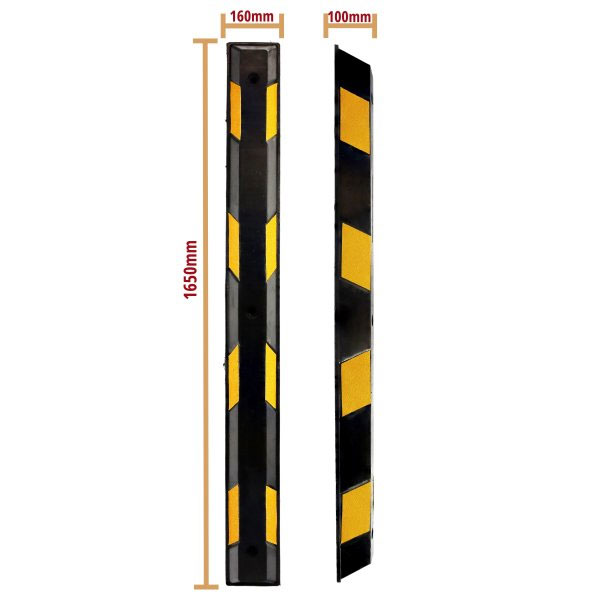 Durable Large Rubber Wheel Stop for Parking and Vehicle Control