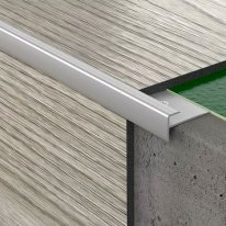 LVT 3mm Stair Nosing – Silver Vinyl Stair Edge Profile Trim