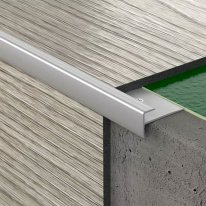 LVT 5mm Stair Nosing Vinyl Flooring Silver Stair Edge Profile Trim