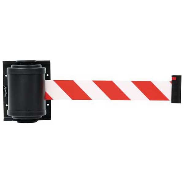 Retractable Wall Mounted Belt Barrier System for Crowd Control