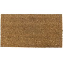 15mm Plain Natural Coir Mat Latex Backed Door Mat for Entrance