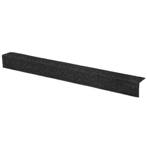 Medium Grit GRP Stair Nosing Cover 70mm x 30mm Non Slip Black