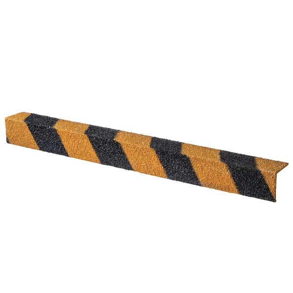 Medium Grit Stair Nosing Cover 55mm x 55mm Anti-Slip Stripe