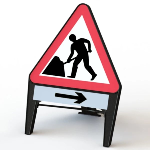 Melba Q-Sign - Men at Work c/w Supp Plate - 750mm