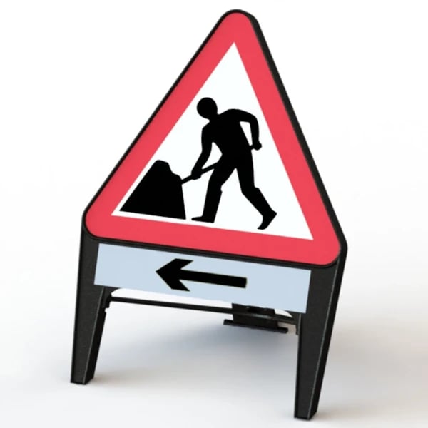 Melba Q-Sign - Men at Work c/w Supp Plate - 750mm