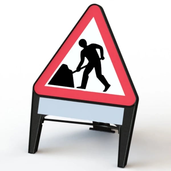 Melba Q-Sign - Men at Work c/w Supp Plate - 750mm