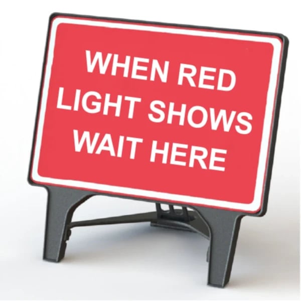 Melba Q-Sign - When Red Light Shows Wait Here 