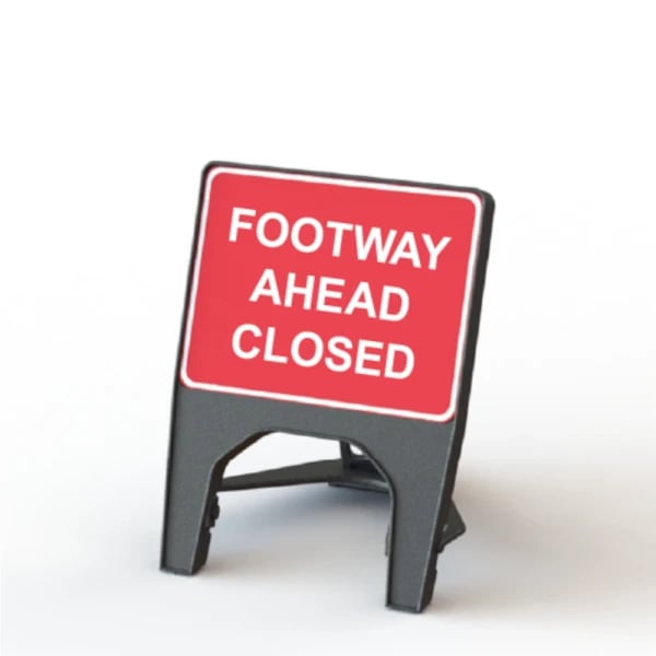 Melba Q-Sign Footpath / Footway - 600 x 450mm