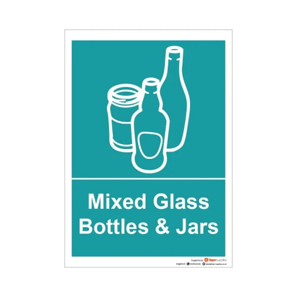 Mixed Glass - Green - Self Adhesive Sticker