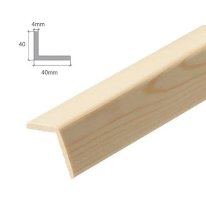 Moulding Beading Angle Pine Corner 2.4m Long Trim Wooden Timber Edging