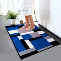 Non Slip Water Absorbent Bathroom Rug Moisture Proof Bath Mat