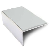 56mm x 32mm Aluminium Stair Nosing with Non-Slip PVC Insert