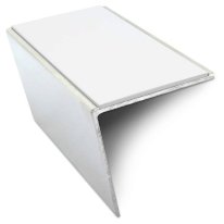 Commercial Stair Nosing 57x55mm PVC Insert Aluminium Anti Slip Trim