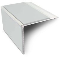 75mm x 58mm Aluminium Stair Nosing – Non Slip PVC Edge Trim