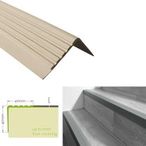Non Slip Stair Nosing Bullnose Stair Nosing Rubber Angle Step Edge