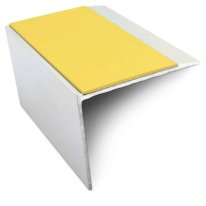 Anti Slip Stair Nosing 67mm x 55mm Aluminium Edge Trim with PVC