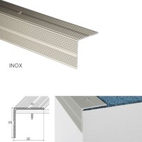 Non slip aluminium stair nosing screwfix - Inox