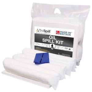 Oil Spill Kit Clip Top Bag Absorbing Oils Fuels and Solvents