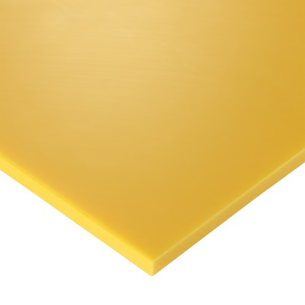 PE500 Plastic Sheet Yellow - 25mm Thick