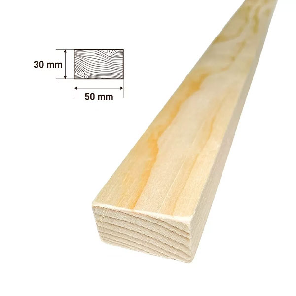 Pine Decorative Timber Pinewood Moulding PSE Treated Wood Battens