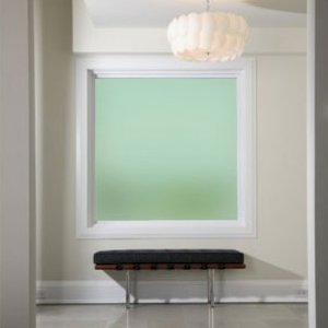 Plain Green Frosted Window Film for Modern Interiors Privacy