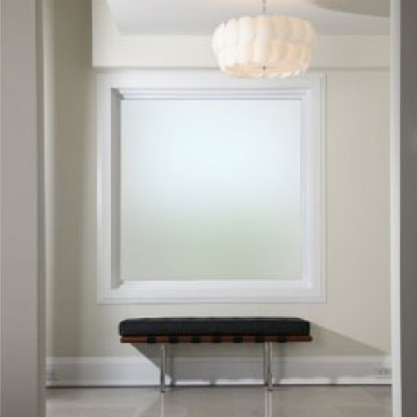 White Frosted Privacy Window Film for Glass Windows