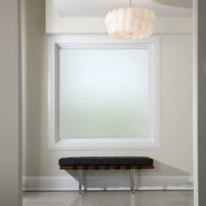 White Frosted Privacy Window Film for Glass Windows