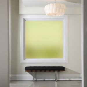 Yellow Frosted Glass Window Film for Stylish Interiors