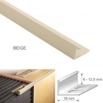 PVC Straight Edge L Shaped Tile Trim
