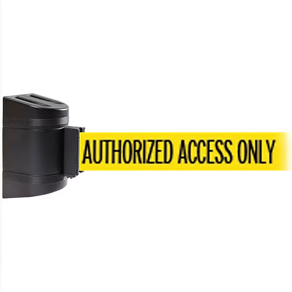Safety Queue Retractable Authorised Access Belt Barrier