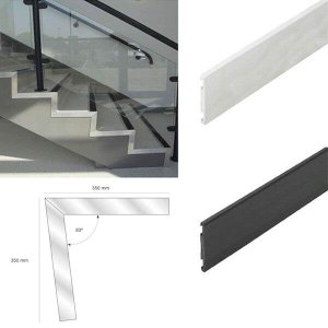 Rakeback Stair Nosing Edge Trim Pre-Formed - 350mm Long
