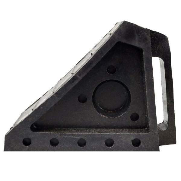 Durable Rubber Wheel Chock for Cars and Caravans