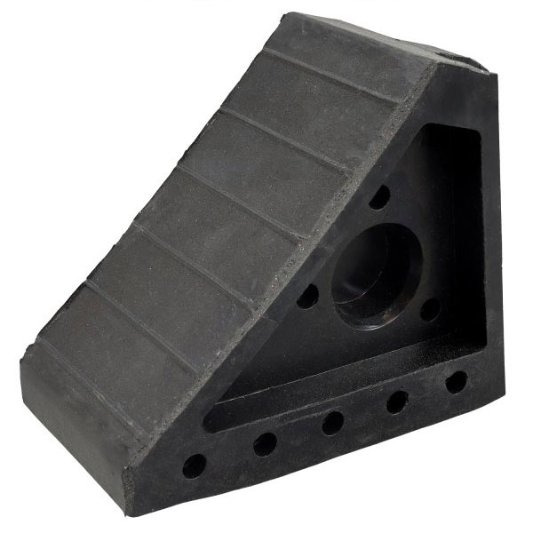 Durable Rubber Wheel Chock for Cars and Caravans