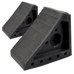 Durable Rubber Wheel Chock for Cars and Caravans
