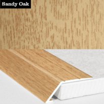 Self Adhesive Aluminium Wood Effect door Threshold Ramp