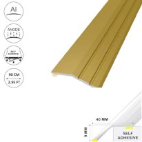 Self Adhesive Anodised Aluminium Door Floor Bar Edge Trim Threshold Ramp