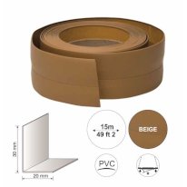 Self Adhesive Flexible PVC Skirting Board 15m Long