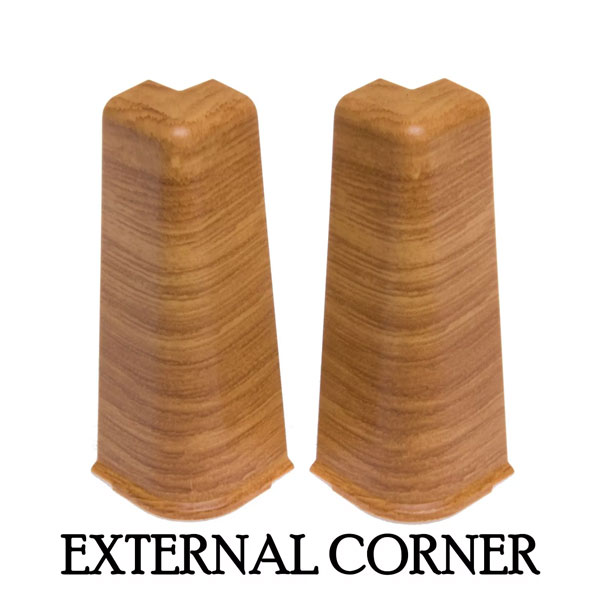 Skirting Board Ash Baltimore PVC & Accessories with Flexible Edges Cable Management