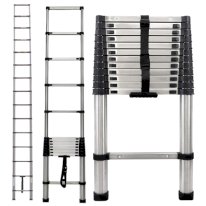 Aluminium Heavy Duty Telescopic Straight Ladder for Safe Climbing