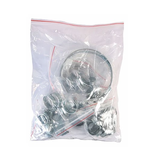 TIMCO Hose Clips - Mixed - Zinc - Mixed - Bag of 50