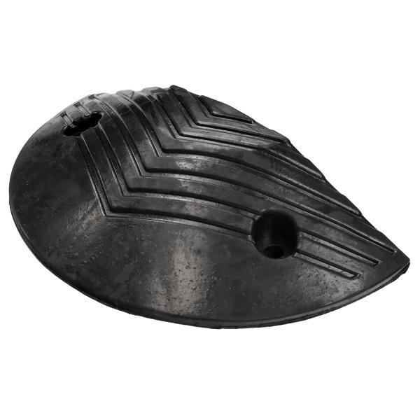 Durable Rubber Speed Bump End Cap for Traffic Safety