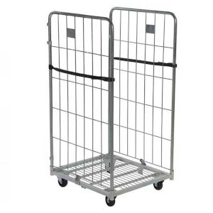 Strong Two Sided Cage Trolley Designed for Heavy Duty Handling