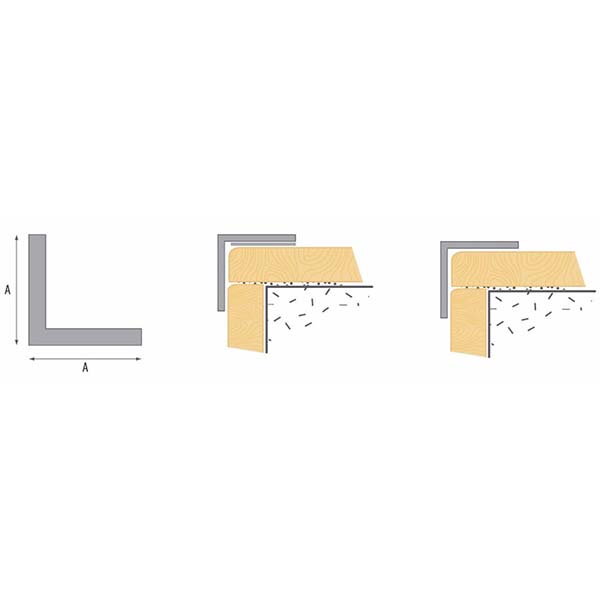 Cornière PVC 90° - 10mm X 10mm - Longueur 2m - Baguette D'angle Pour Finition - Différentes Couleurs Dispo